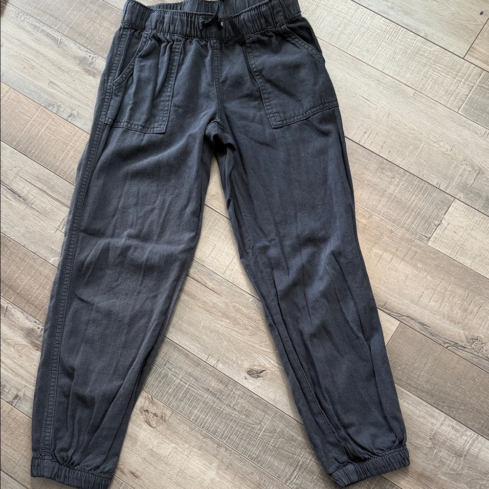 Cat & Jack Dusty Pink and Black Jogger Pants - Picture 3 of 5